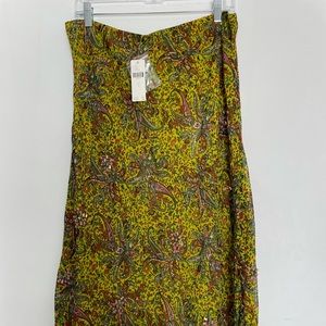 NWT Anthropologie multicolored skirt size:L